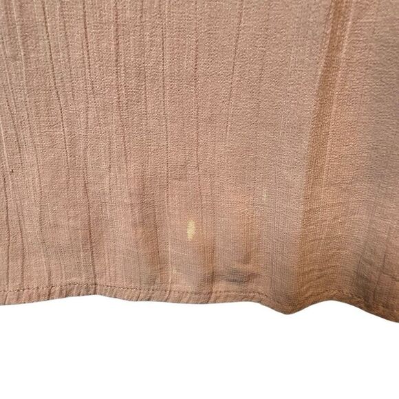 Lisa Curran Blush Pink Maxi Dress Braided Strap Flowy Boho Resort Wear Size S/M - Picture 13 of 13